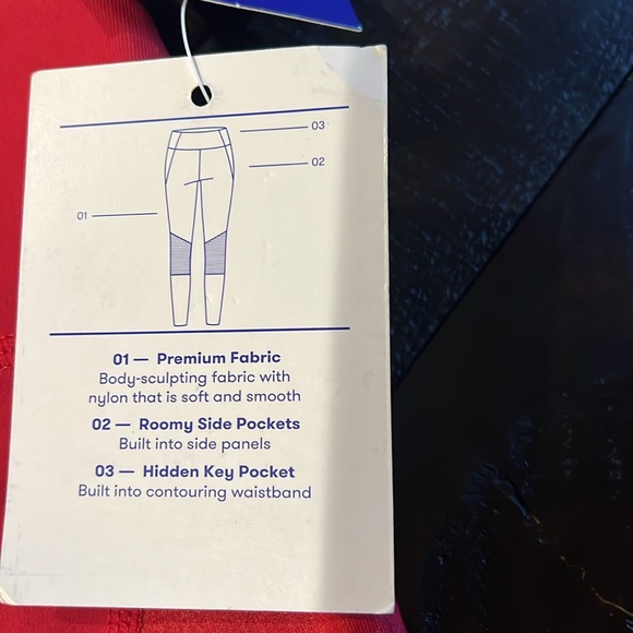 ❤️ NWT JoyLab Red Workout Pants XL - Picture 3 of 3
